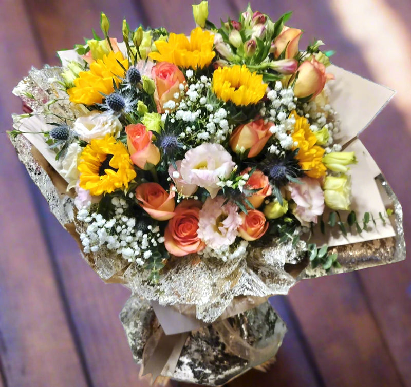 Golden Glory Flower Bouquet