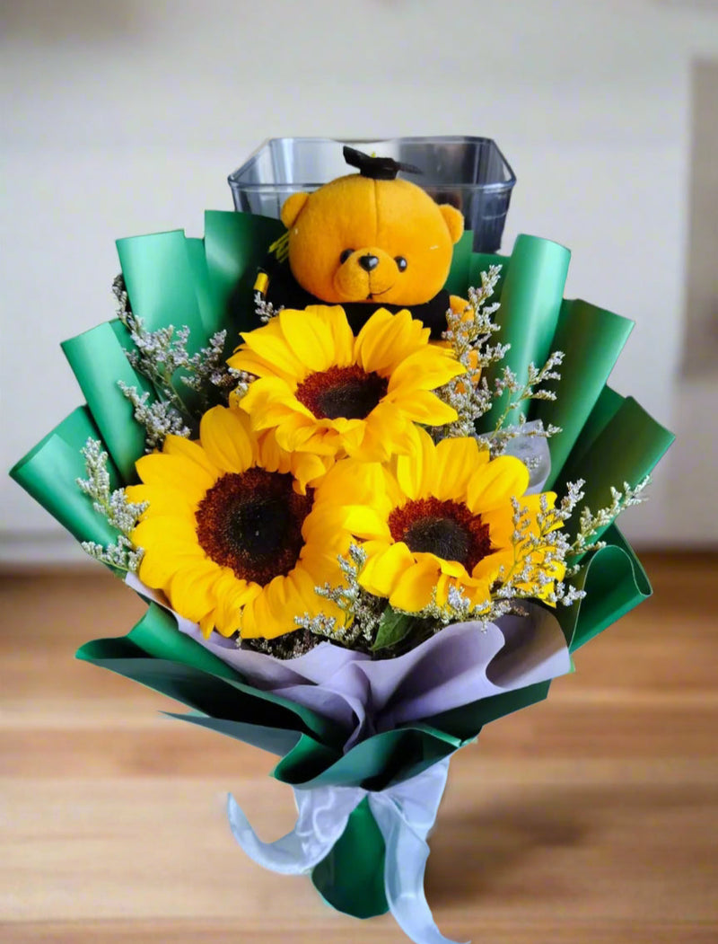 Grad Sunshine Flower Bouquet