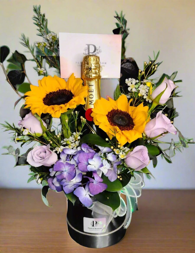 Radiant Bliss Bloom Box Petal & Blossom