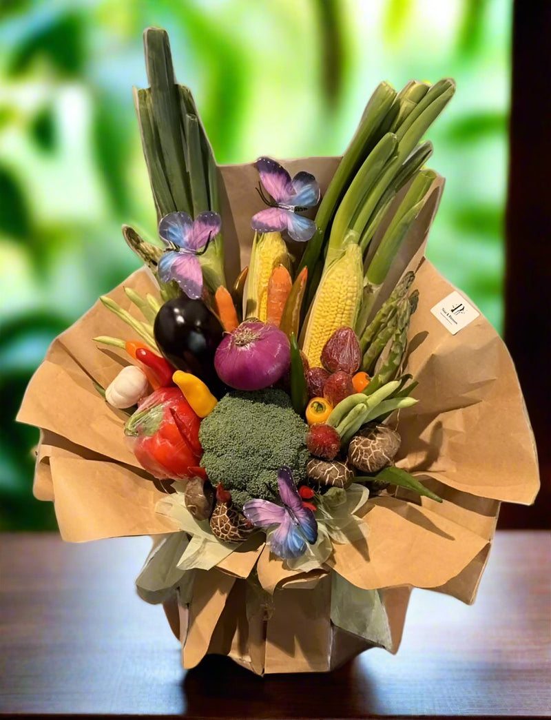 Harvest Harmony Veggie Bouquet Petal & Blossom