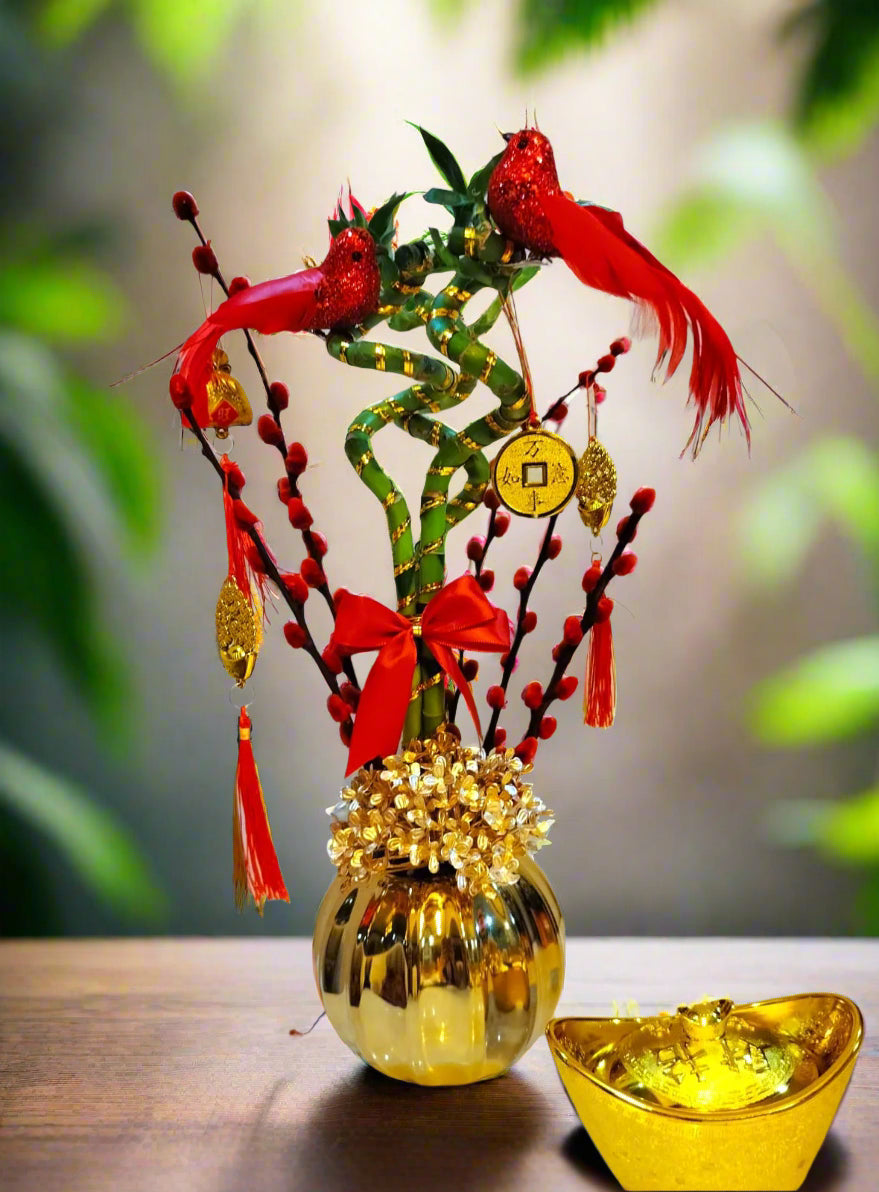 Lucky Bamboo 竹韵迎新 Centerpiece