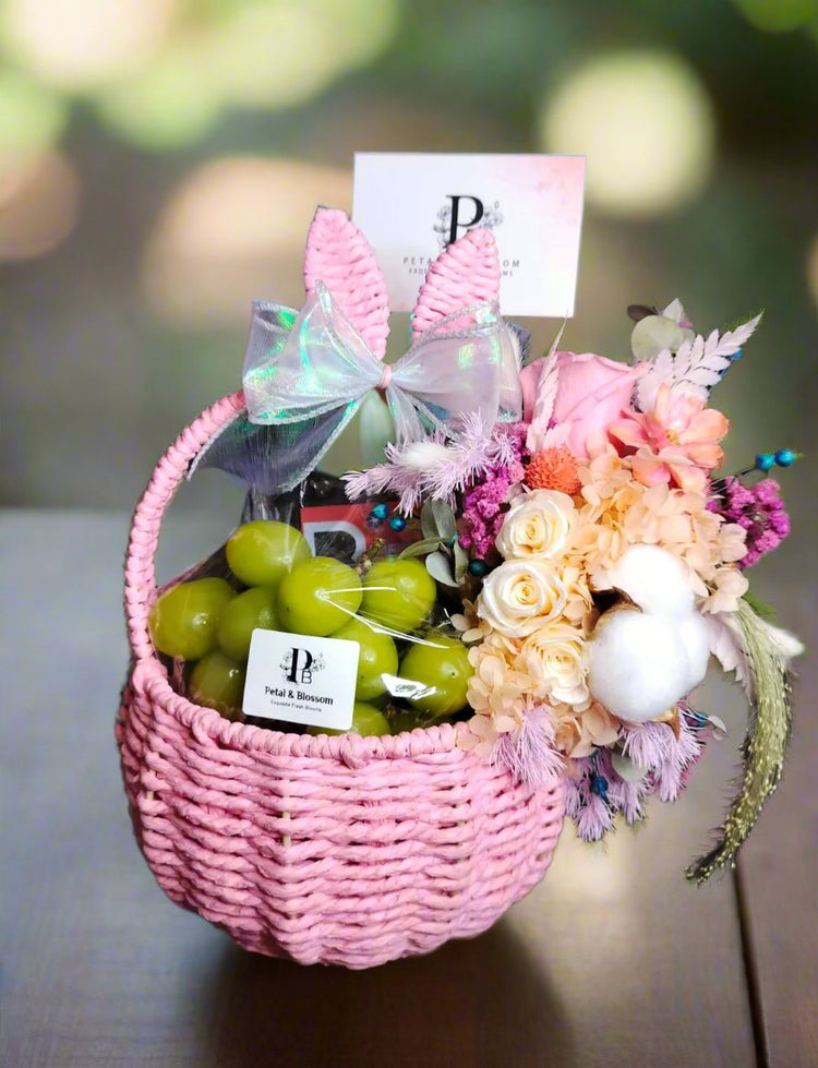 Sweet Bunny Fruit Basket