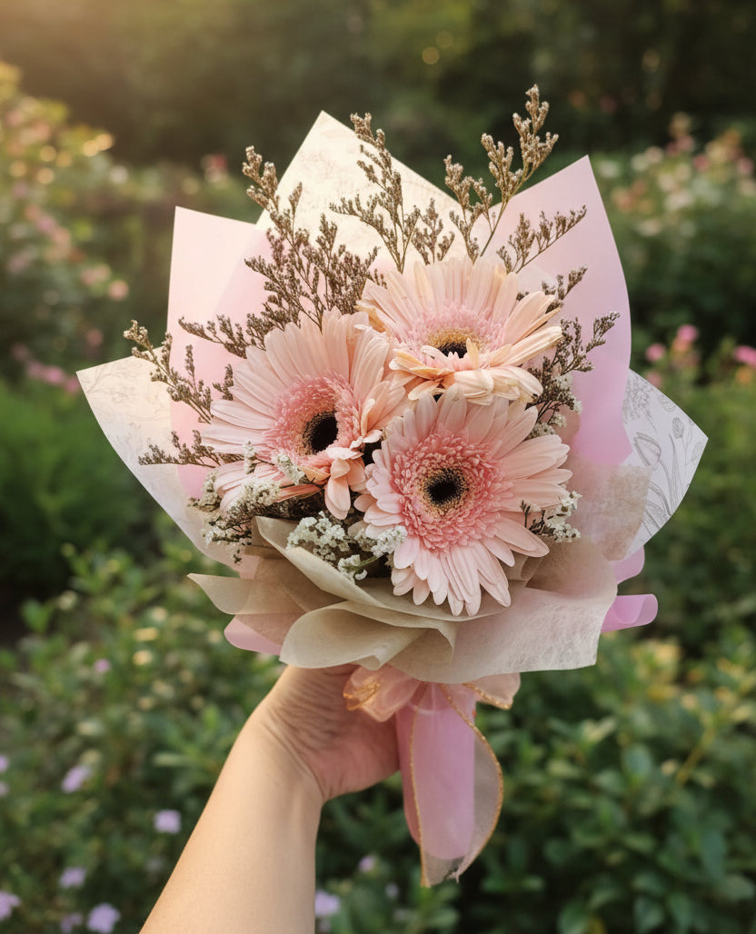 Sweet Blush Flower Bouquet