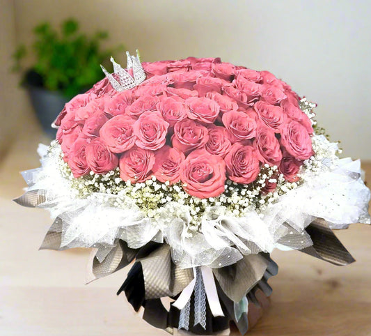 Forever Yours 99 Rose Flower Bouquet