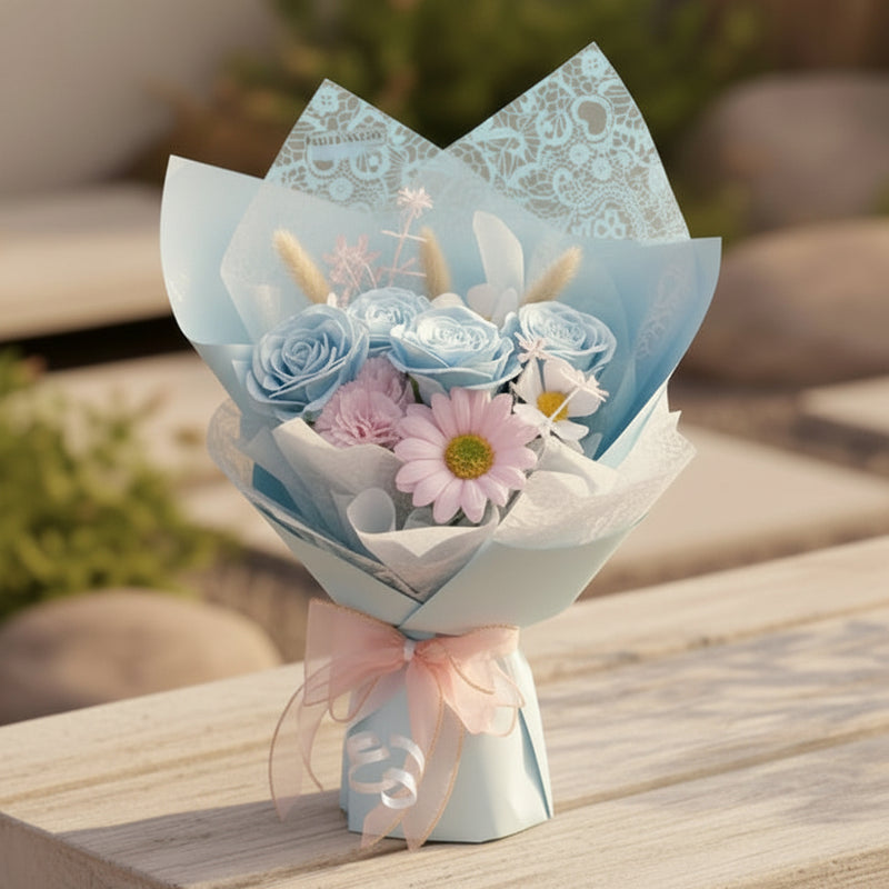 Sweetheart Petal Soap Flower Bouquet