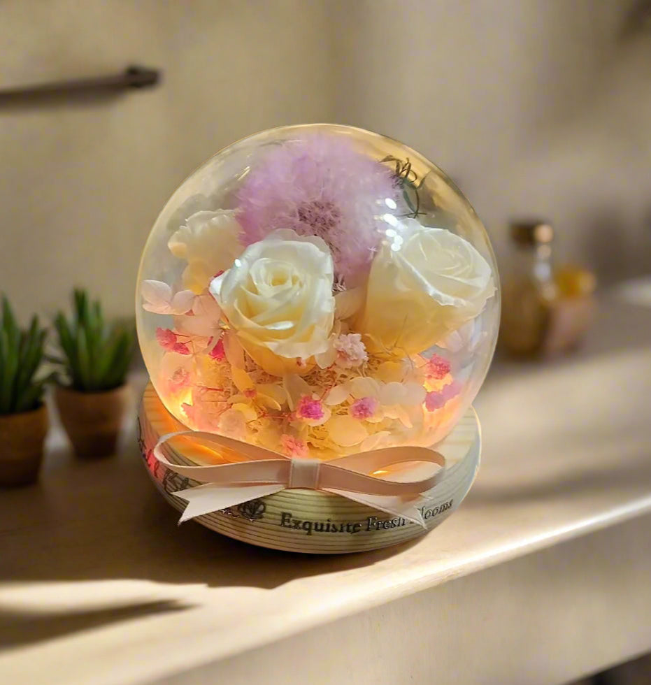 Dandelion Fleur Flower Dome
