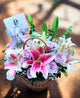 Enchanted Meadow Flower Basket