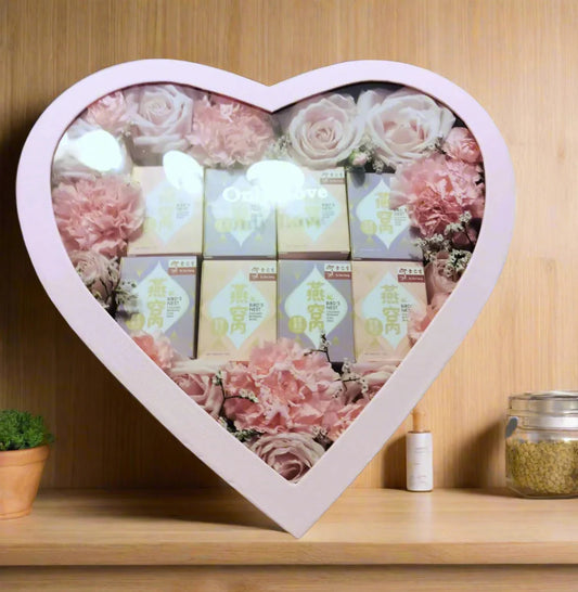 Luminous Heart Flower Gift Box