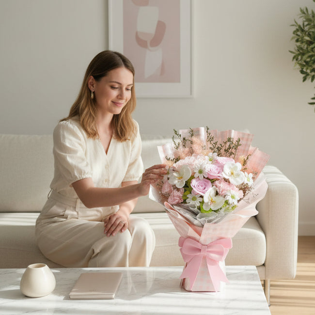 Timeless Blossom Soap Flower Bouquet