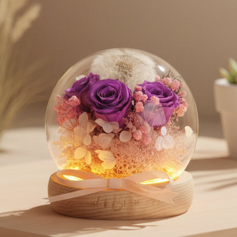 Dandelion Fleur Flower Dome