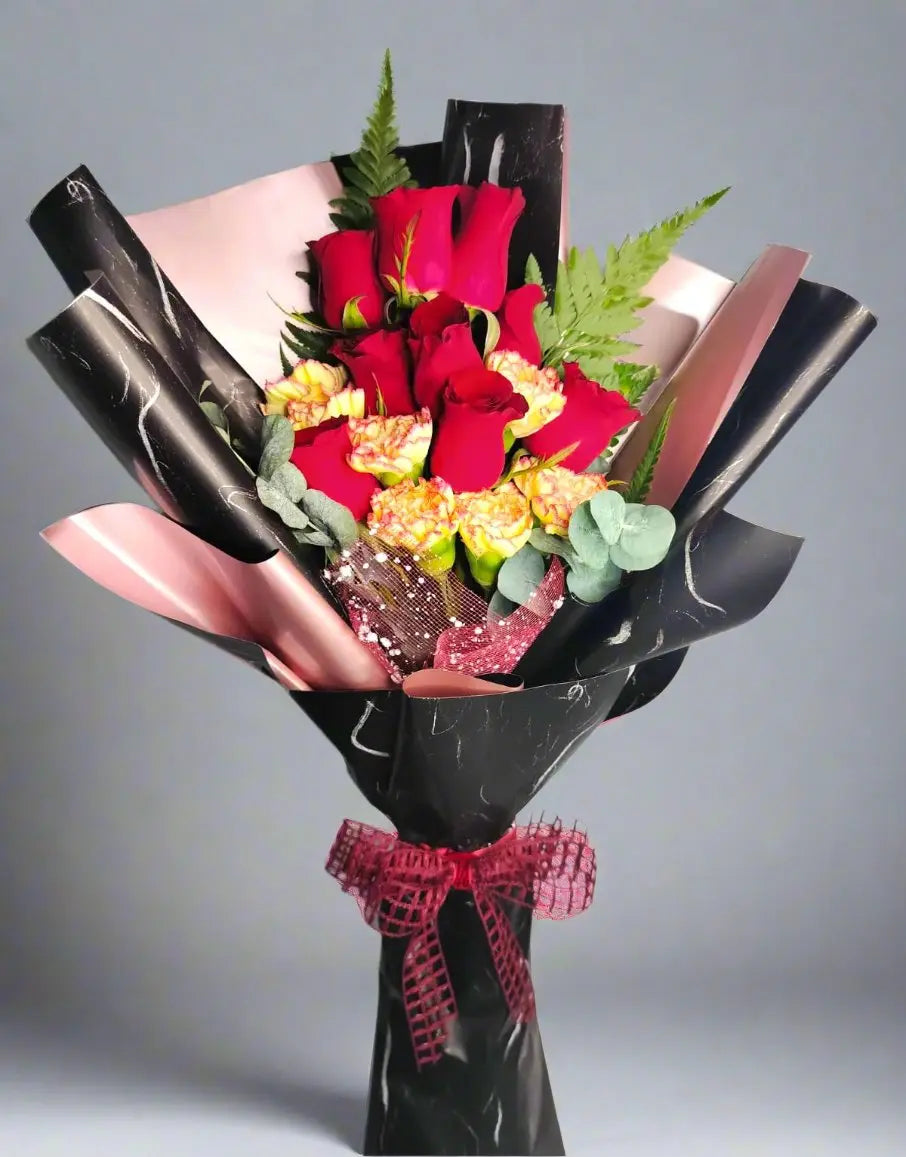 Petal & Blossom-Amorous Glow Flower Bouquet