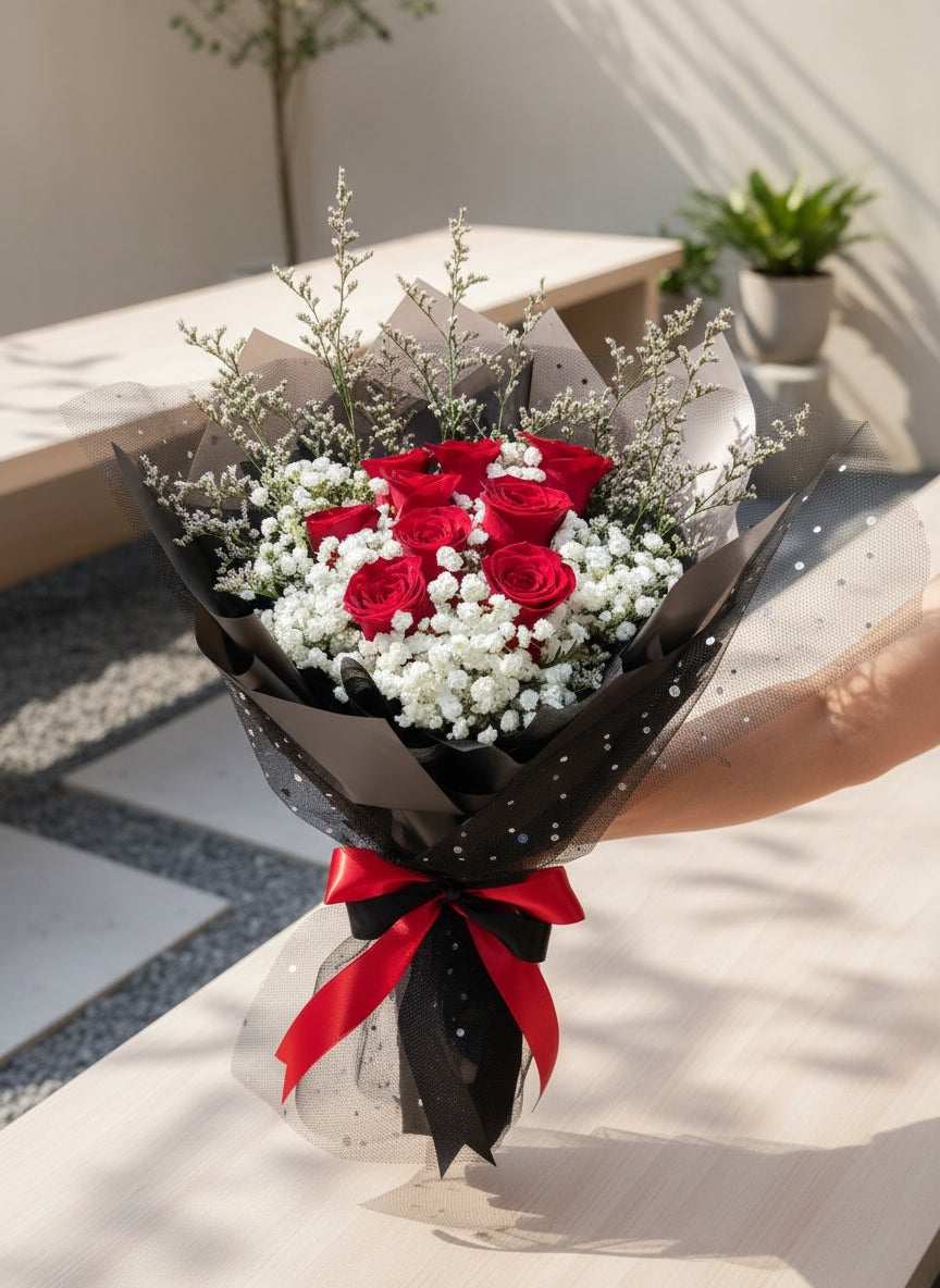 Eternal Flame Flower Bouquet