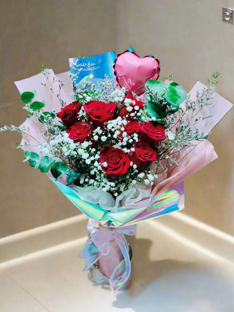 Sweetheart Surprise Flower Bouquet