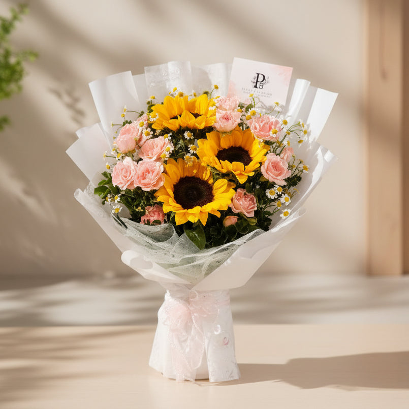 Sweet Sunrise Flower Bouquet