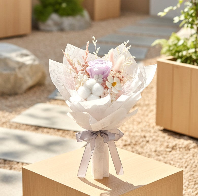 Sweetheart Violet Flower Bouquet