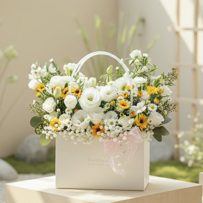 Morning Mist Flower Bloom Bag