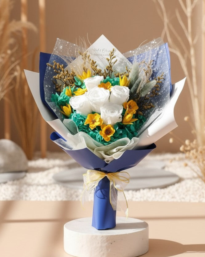 Golden Meadow Flower Bouquet