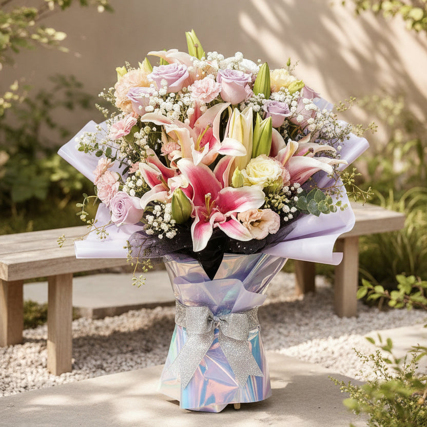 Whispering Romance Flower Bouquet