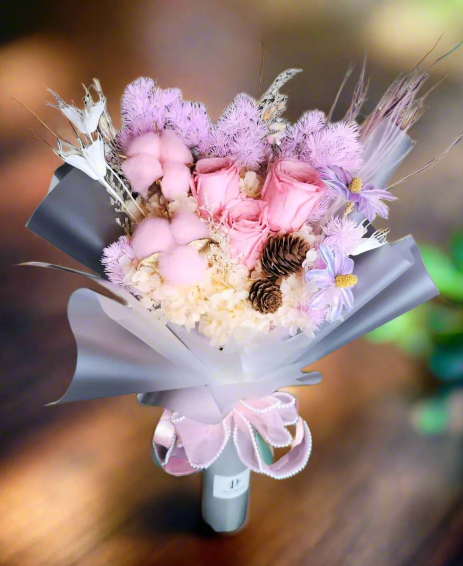 Everlasting Charm Flower Bouquet Petal & Blossom