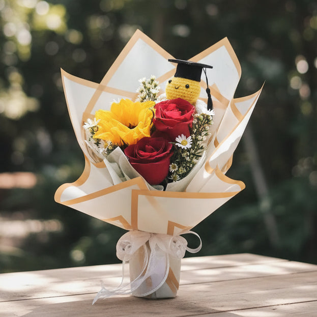 Graduation Buzz Flower Bouquet